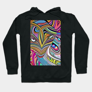 Zebra abstract Hoodie